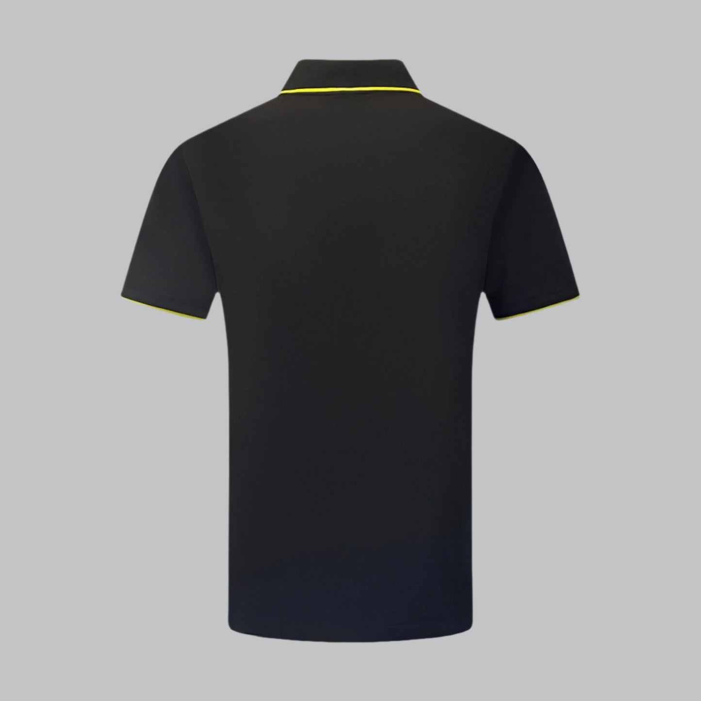 Lisk Classic Golf Polo Shirt (Black/Yellow)