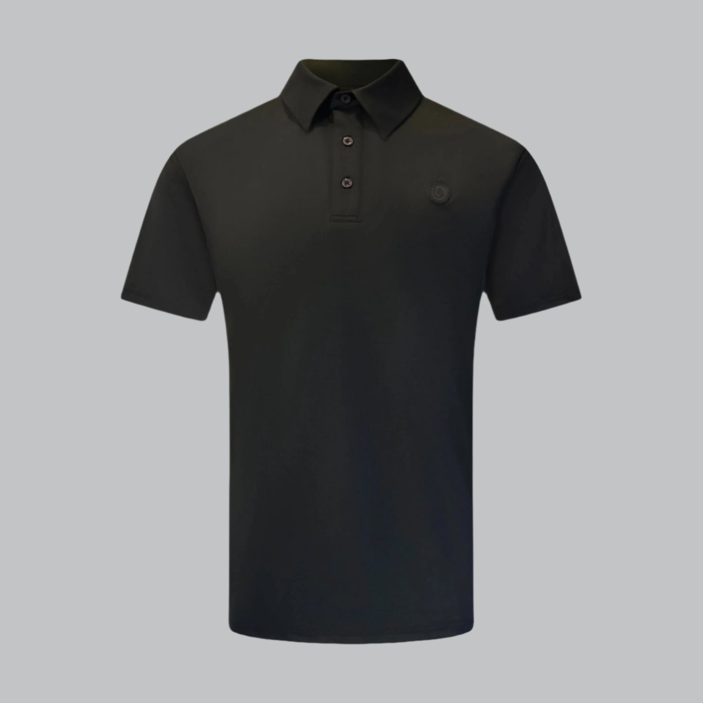Lisk Sleek Golf Polo Shirt (Black)