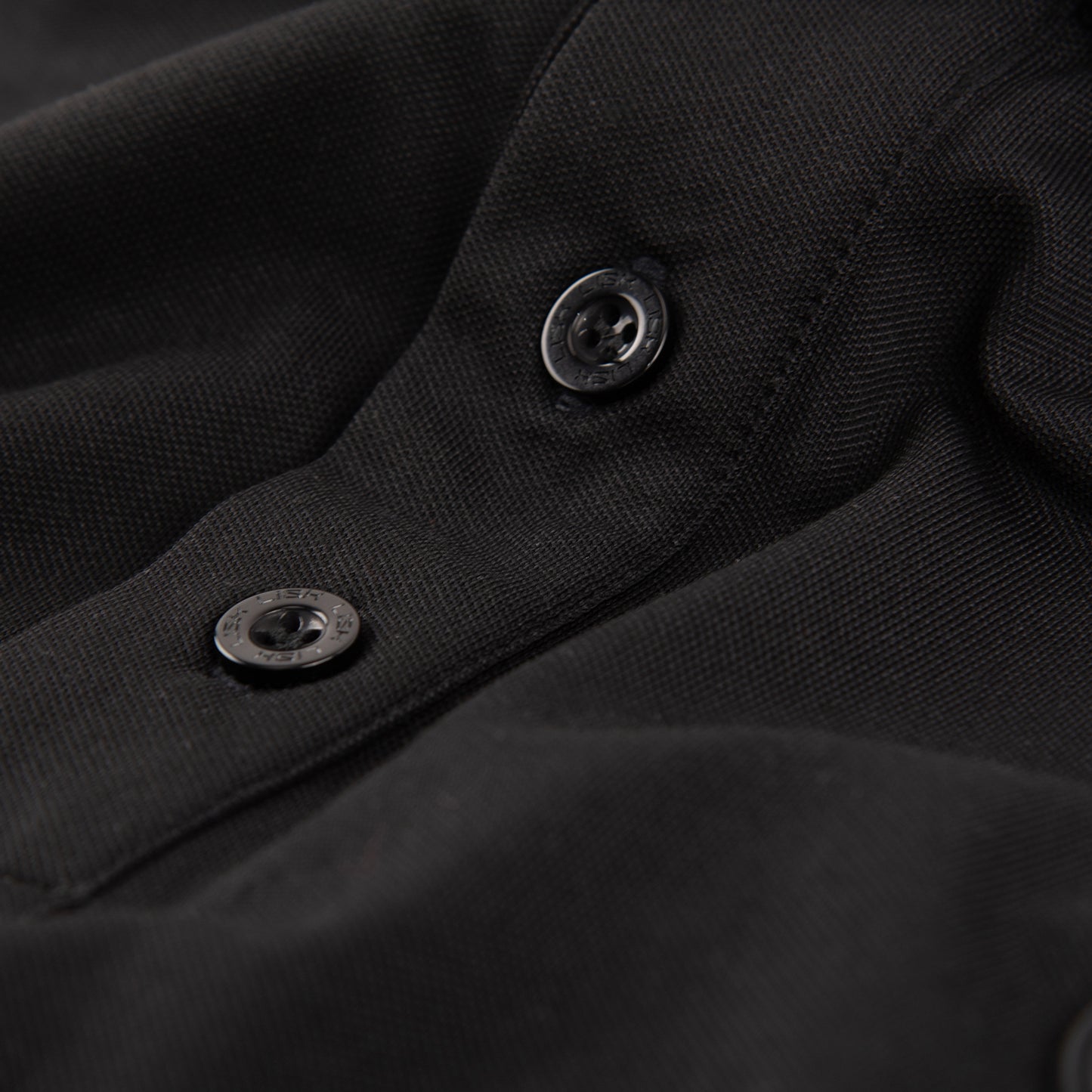Lisk Classic Golf Polo Shirt (Black/Yellow)