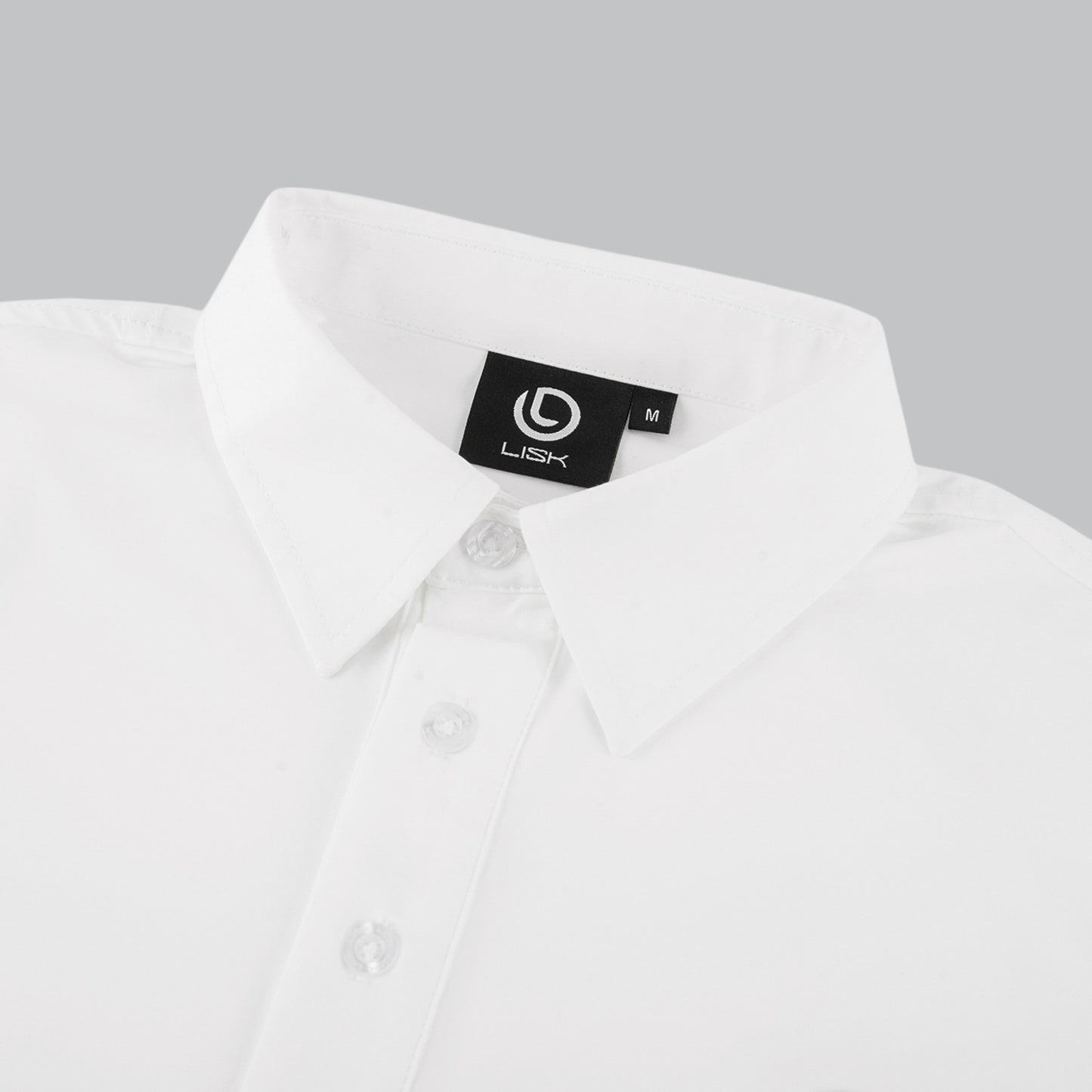 Lisk Sleek Golf Polo Shirt (White)