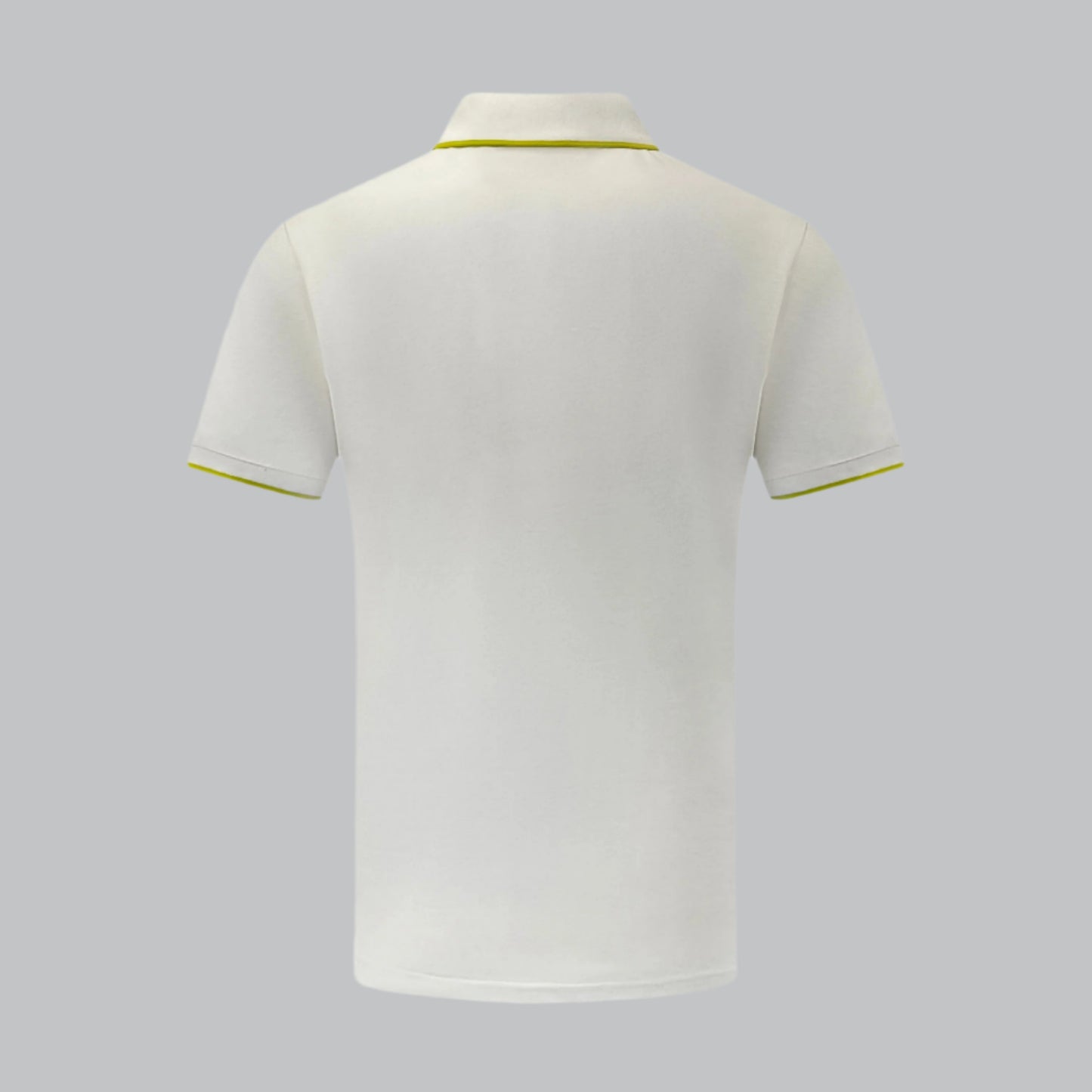 Lisk Classic Golf Polo Shirt (White/Green)