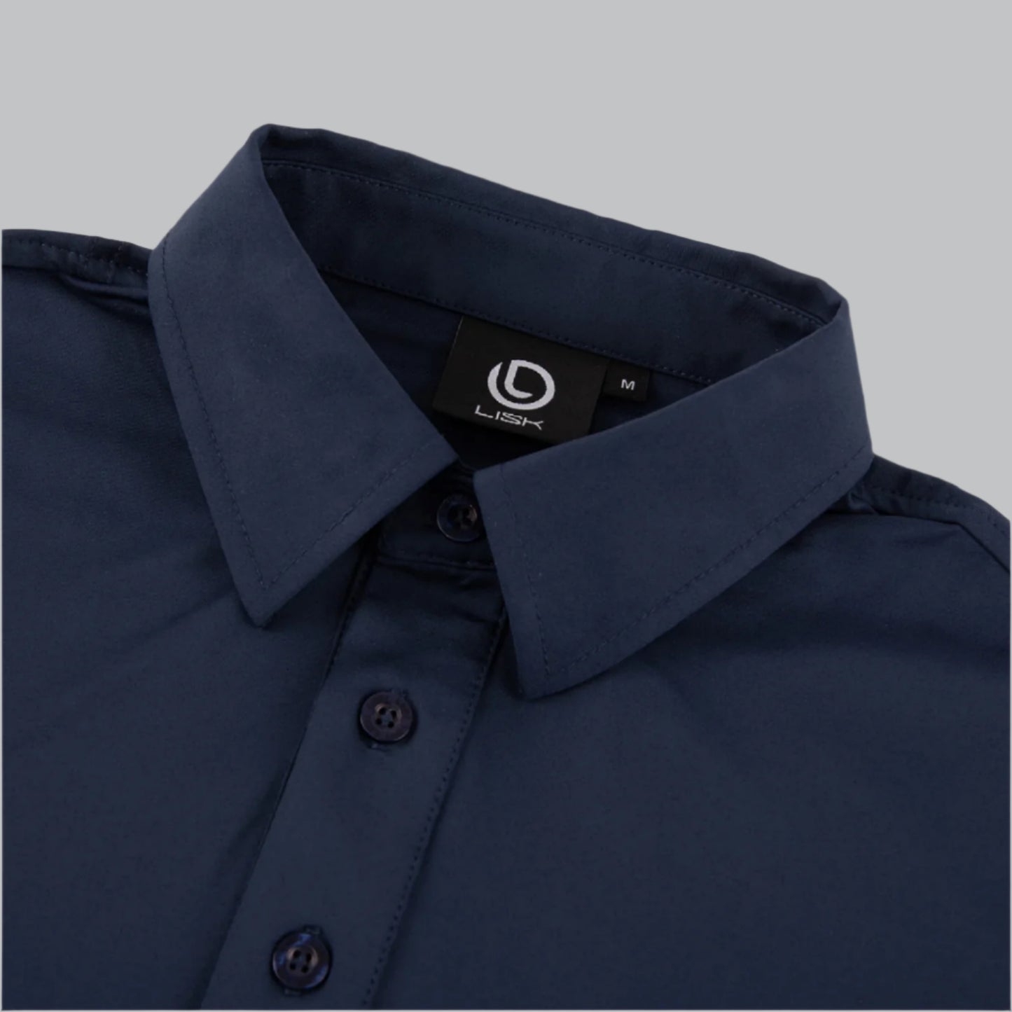 Lisk Sleek Golf Polo Shirt (Navy)