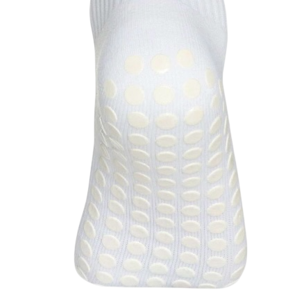 LISK Alpha One Crew Grip Socks (White)